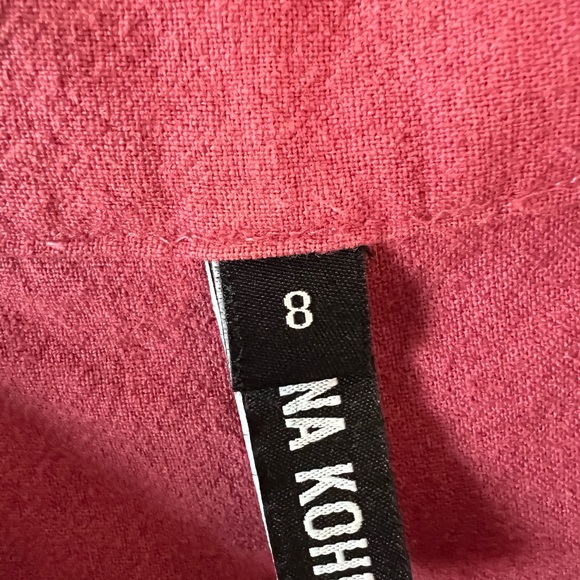 Ilana Kohn Linen Cotton Wide Leg Pants | Size 8 | Made in USA - Picture 4 of 6